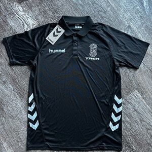 Madison Forward Black & White Soccer Hummel Polo Collar Shirt ***Size Small***